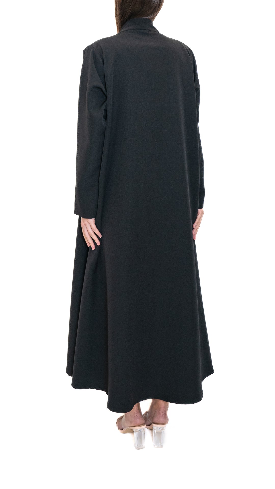 Alana Atelier - Curved Shaped Black Abaya